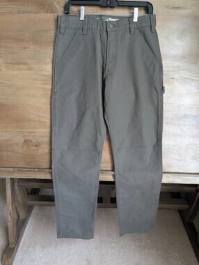 NWT Carhartt Rugged Flex Duck Dungaree Pants Mens 30x34 Straight Leg 103279-217